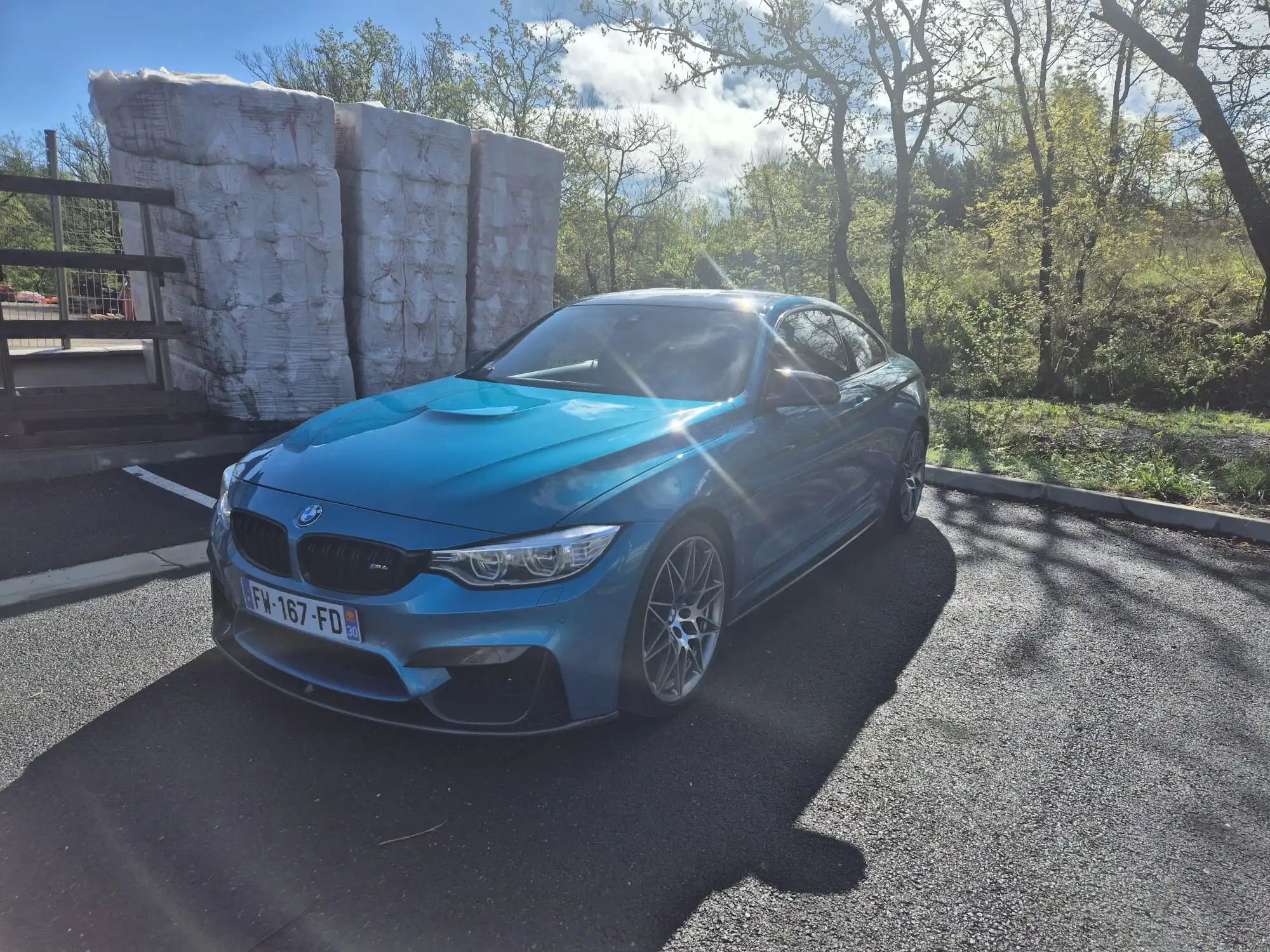 bmw bleu
